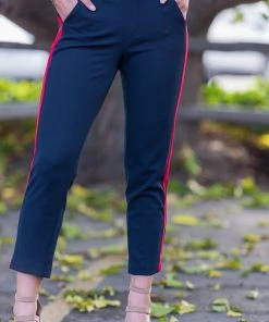 SexyModest Boutique Bottoms Keisha Tuxedo Crop Pants