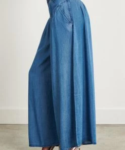 SexyModest Boutique New Arrivals Anita Chambray Palazzo Pant