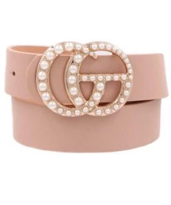 SexyModest Boutique Accessories Pearl Buckle Wide Belt
