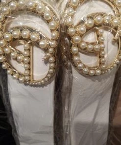 SexyModest Boutique Accessories Pearl Buckle Wide Belt