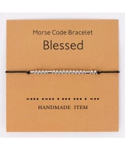 SexyModest Boutique Morse Code Bracelet New Arrivals