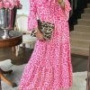 SexyModest Boutique Dresses Sasha Pink Leopard Dress 1 SexyModest Boutique Dresses Sasha Pink Leopard Dress