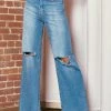 SexyModest Boutique Darci Distressed Denim