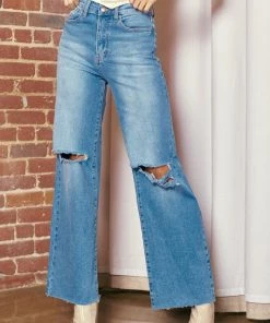 SexyModest Boutique Darci Distressed Denim