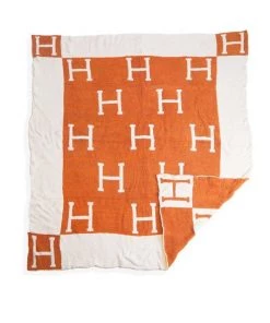 SexyModest Boutique Home Cozy Monogrammed Blanket