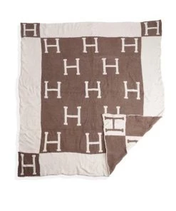 SexyModest Boutique Home Cozy Monogrammed Blanket
