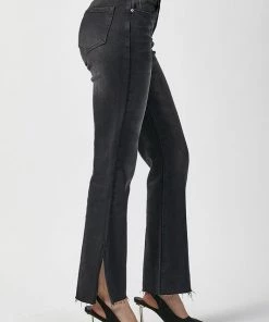 SexyModest Boutique Skylar Side Slit Jean Bottoms