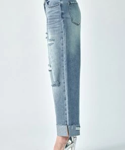 SexyModest Boutique New Arrivals Susan Crossover Straight Leg Jeans