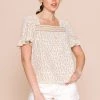 SexyModest Boutique Tops Albree Square Neck Blouse