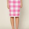 SexyModest Boutique Elle Pink Plaid Midi Skirt Bottoms 2 SexyModest Boutique Elle Pink Plaid Midi Skirt Bottoms