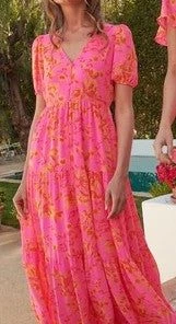 SexyModest Boutique Gloria Fluorescent Floral