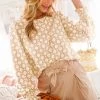 SexyModest Boutique Pearl Puff Sleeve Blouse