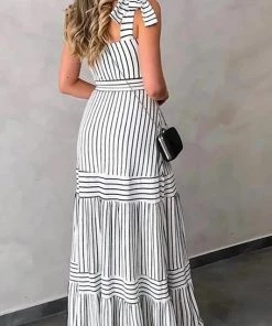 SexyModest Boutique Suzanne Striped Maxi New Arrivals