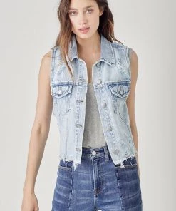 SexyModest Boutique Tops Dana Denim Vest