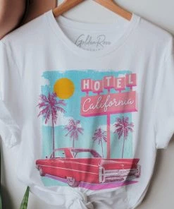SexyModest Boutique Hotel California Graphic Tee Tops