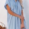 SexyModest Boutique Dresses Margaret Denim Midi Dress
