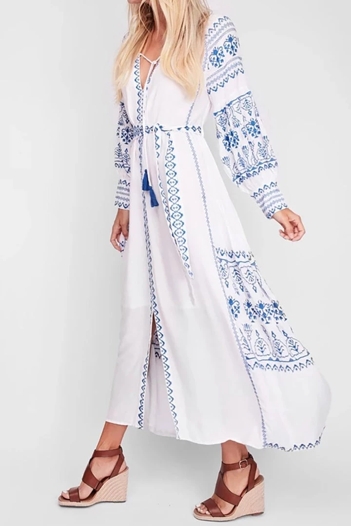 SexyModest Boutique Mykonos Embroidered Maxi 4 SexyModest Boutique Mykonos Embroidered Maxi