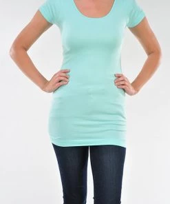 SexyModest Boutique Ella Basic Tee Tops