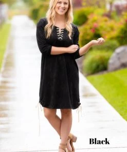 SexyModest Boutique BB Collection Brigitte Brianna Lace Up Dress