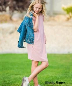 SexyModest Boutique Brigitte Brianna Kids Pocket Tee Dress