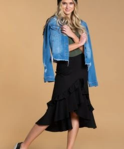 SexyModest Boutique Brigitte Brianna Frill Skirt BB Collection