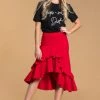 SexyModest Boutique Brigitte Brianna Frill Skirt BB Collection