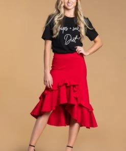 SexyModest Boutique Brigitte Brianna Frill Skirt BB Collection