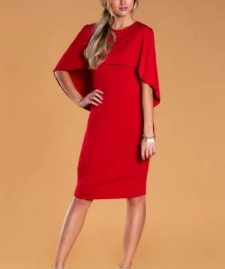 Sexy Modest Boutique Brigitte Brianna Cape Dress