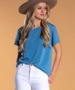 SexyModest Boutique 27 SexyModest Boutique Brigitte Brianna Crew Neck Tee