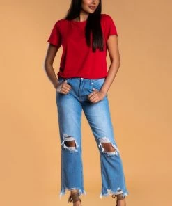 SexyModest Boutique Brigitte Brianna Crew Neck Tee