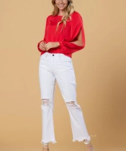 SexyModest Boutique New Arrivals Brigitte Brianna NYC Slit Top