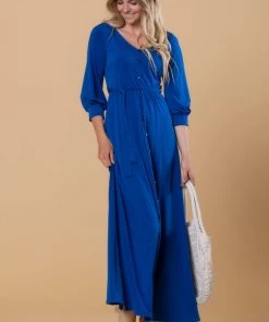 SexyModest Boutique Brigitte Brianna V-Neck Maxi Dress BB Collection