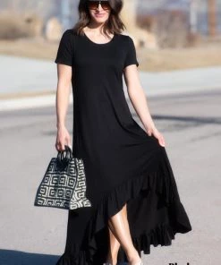 SexyModest Boutique Brigitte Brianna High-Low Jersey Dress BB Collection