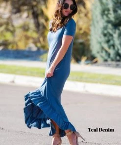 SexyModest Boutique Brigitte Brianna High-Low Jersey Dress BB Collection