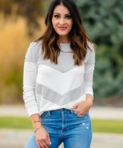 SexyModest Boutique Brigitte Brianna B&W Sweatshirt BB Collection