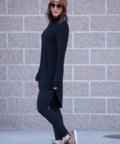 SexyModest Boutique Brigitte Brianna Shirttail Tunic