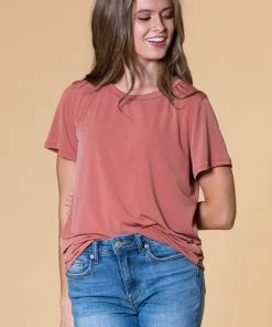 SexyModest Boutique Brigitte Brianna Crew Neck Tee