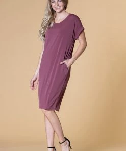 SexyModest Boutique BB Collection Brigitte Brianna Pocket Tee Dress