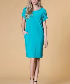 SexyModest Boutique BB Collection Brigitte Brianna Pocket Tee Dress
