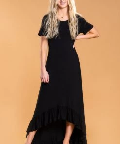 SexyModest Boutique Brigitte Brianna High-Low Jersey Dress BB Collection