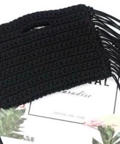 SexyModest Boutique Crochet Fringe Handbag