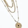 SexyModest Boutique New Arrivals Layered Eye Pendant Necklace