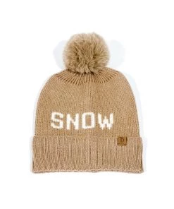 SexyModest Boutique Accessories Snow Pom Beanie