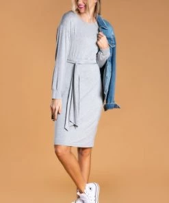SexyModest Boutique BB Collection Brigitte Brianna Long Sleeve Jersey Dress