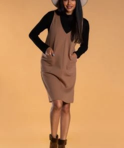 SexyModest Boutique Brigitte Brianna Overall Dress