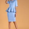 SexyModest Boutique Brigitte Brianna Peplum Dress