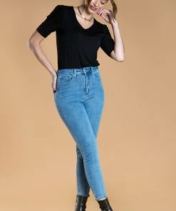 SexyModest Boutique Brigitte Brianna Ruched Sleeve Top