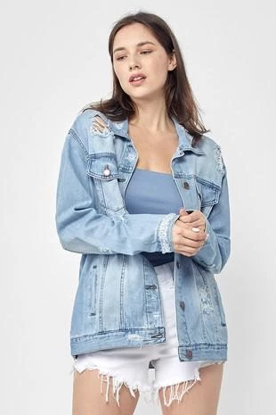 Sexy Modest Boutique Addie Jean Jacket Tops 3 Sexy Modest Boutique Addie Jean Jacket Tops