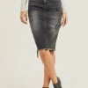SexyModest Boutique Bottoms Daphne Denim Skirt