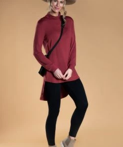 SexyModest Boutique Brigitte Brianna Shirttail Tunic